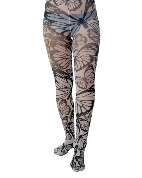 Butterfly Mayhem Strumpfhose