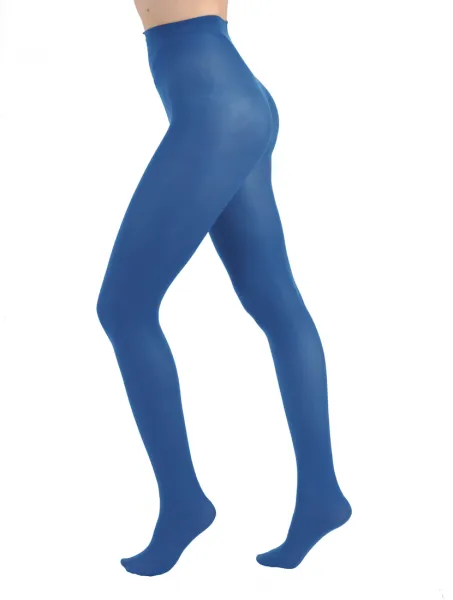 Strumpfhose in Cobaltblau