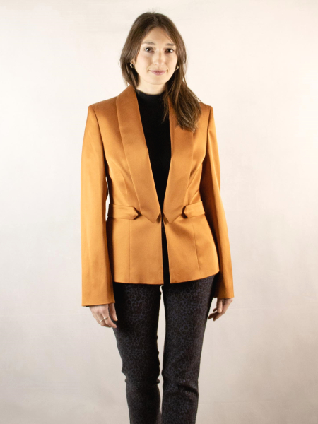 edler Blazer in goldgelb