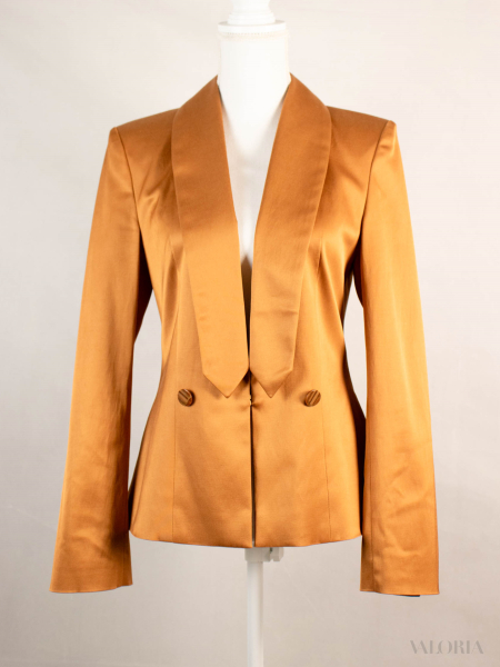 edler Blazer in goldgelb