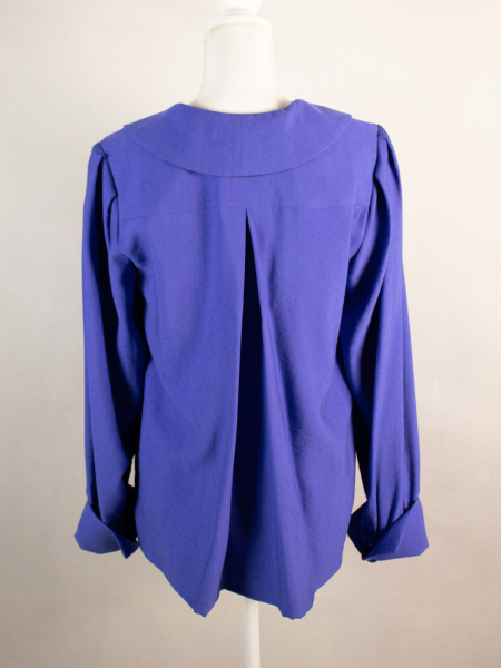 Langarm-Bluse mit Volant