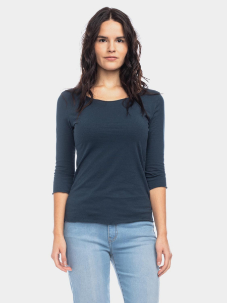 Halbarmshirt aus Bio-Baumwolle, GOTS