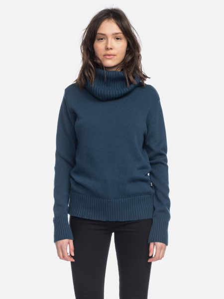 Strick-Pulli in Blau