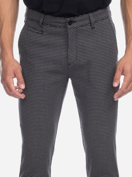Stoffhose mit Karo-Muster