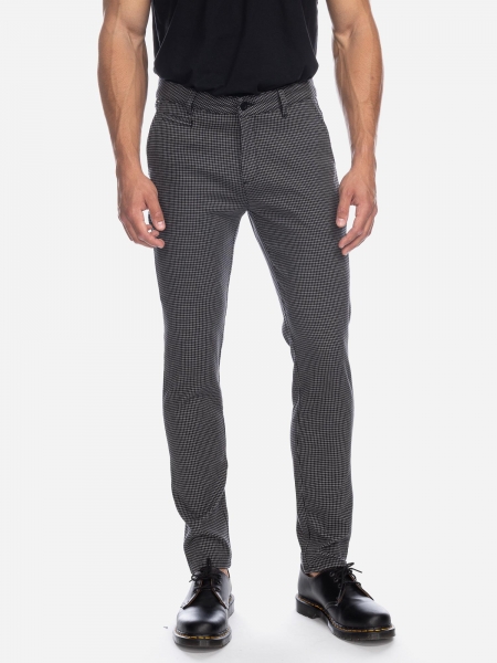 Stoffhose mit Karo-Muster