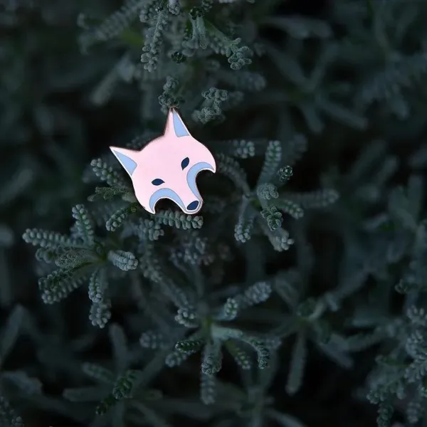 Fuchs - aus Hart-Emaille