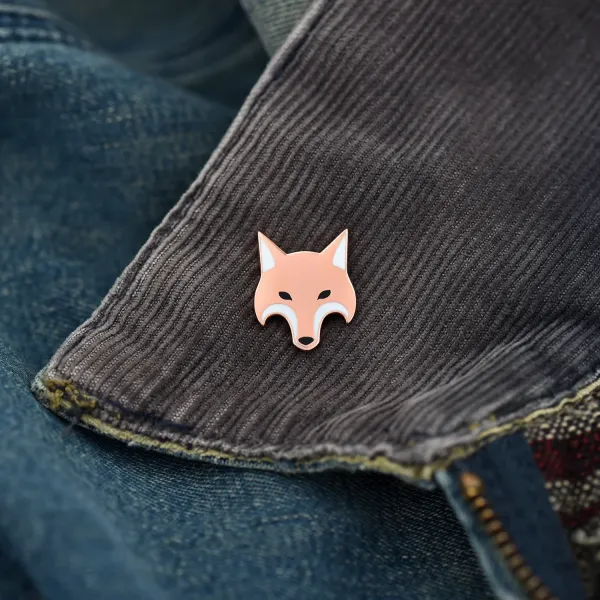 Fuchs - aus Hart-Emaille