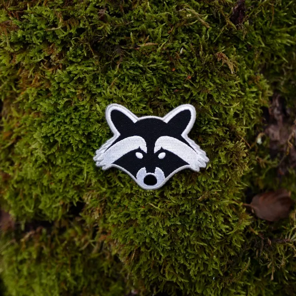 Viskose Patch - Aufnäher Waschbär
