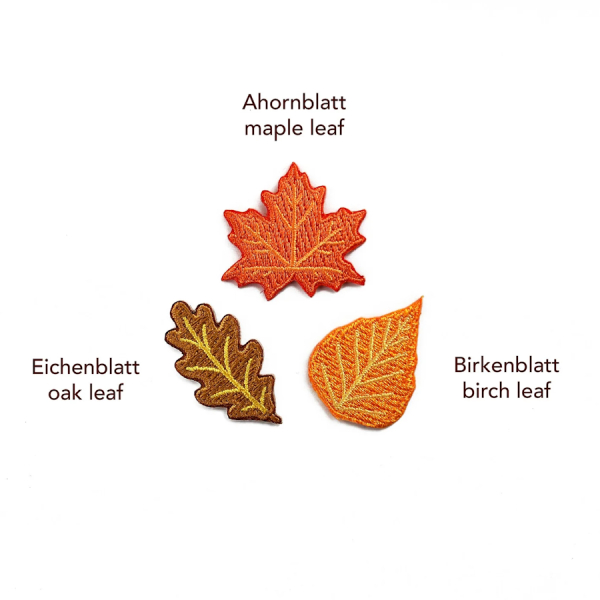 Aufnäher Set Blätter