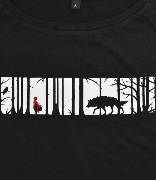 Shirt mit Rotkäppchen-Print