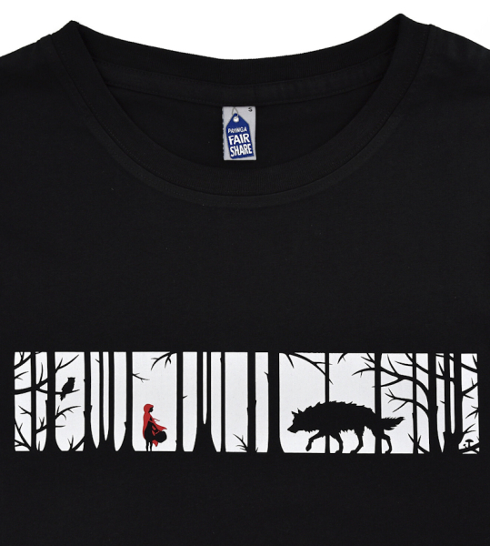 T-Shirt mit Rotkäppchen-Grafik