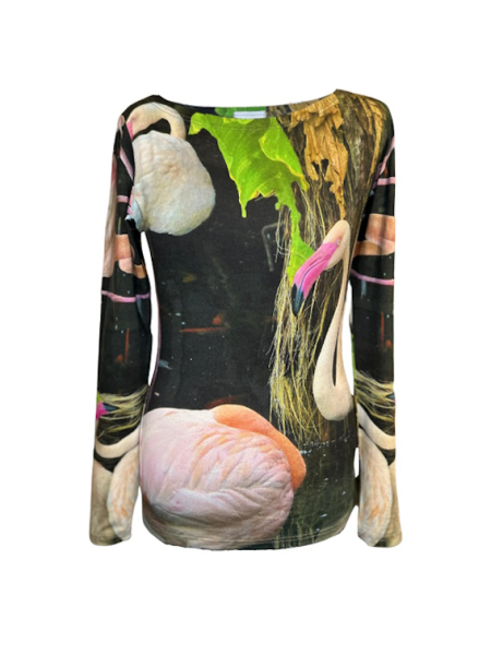 Langarmshirt mit Digital-Print