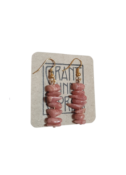 Ohrringe mit Halbedelsteinen