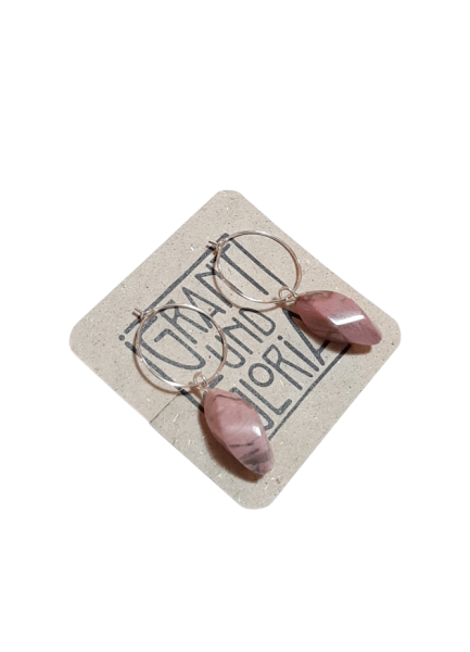 Ohrringe mit Halbedelsteinen