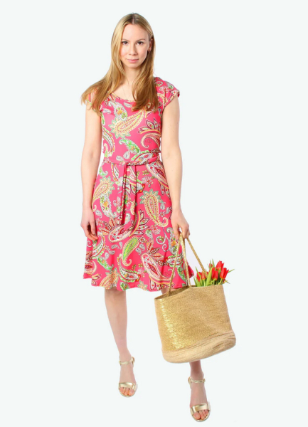 Kleid mit Paisley-Muster