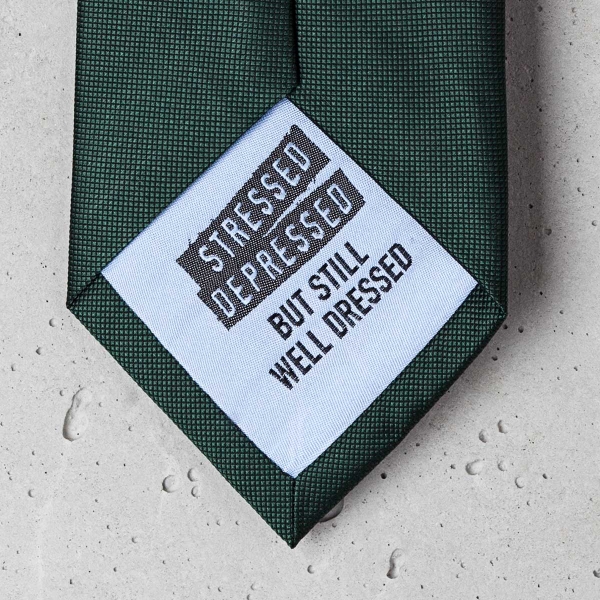 Premium Business-Krawatte "Freud" grün