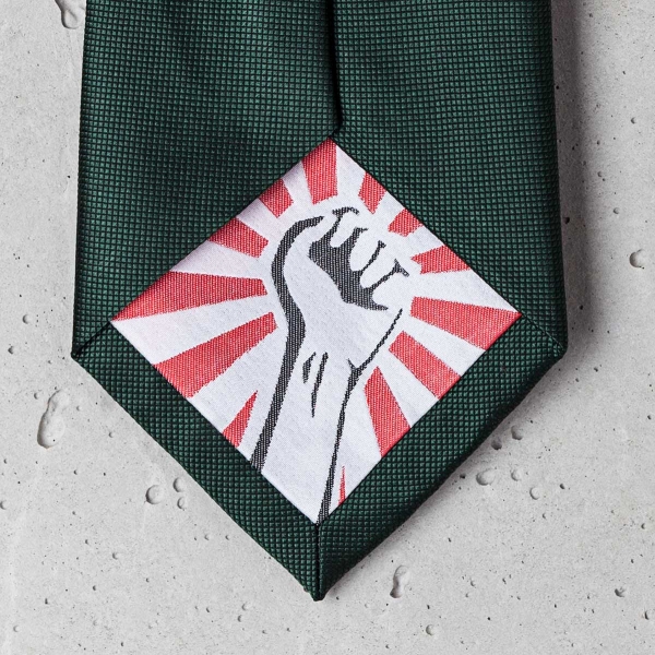 Premium Krawatte Kusunoki grün