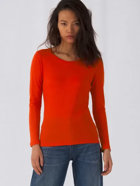 Basic Damen Langarmshirt