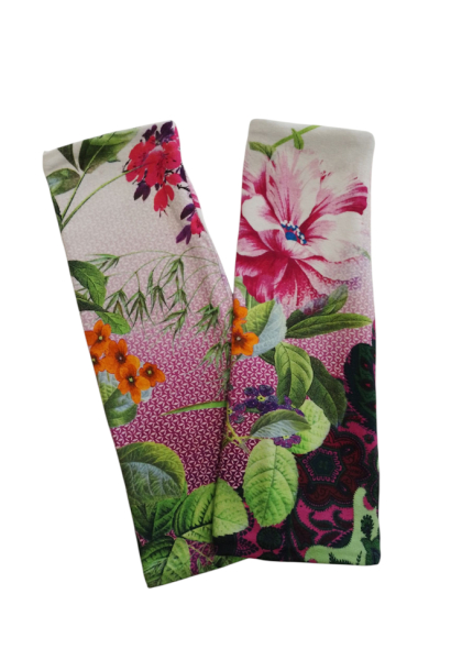 Handstulpen mit Blumen