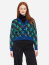 Strickjacke mit Karomuster