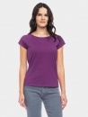 Damen Bio-Shirt in lila
