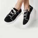 Turnschuhe "Lilli" schwarz-weiß