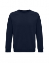 blaues Sweatshirt mit Bio-BW