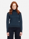 Pullover in blau/schwarz