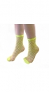 neongelbe Netz-Socken
