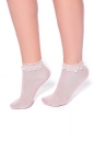 Kurze Socken mit Perlen
